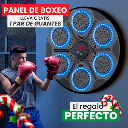 MAQUINA DE BOXEO MUSICAL MAS GUANTES GRATIS 🌲